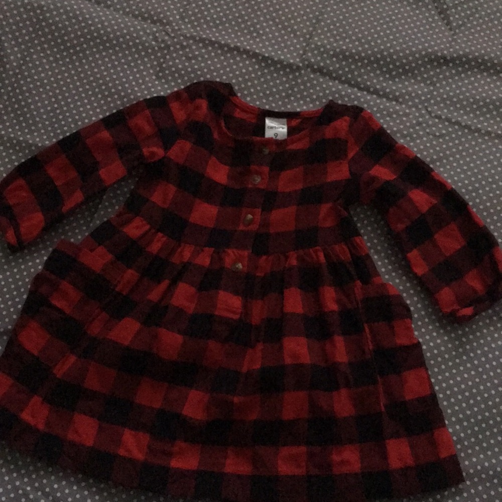 Baby plaid dress